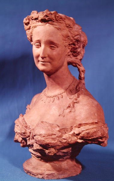 Bust of Eugenie-Marie de Montijo de Guzman, Countess of Teba by Jean Baptiste Carpeaux