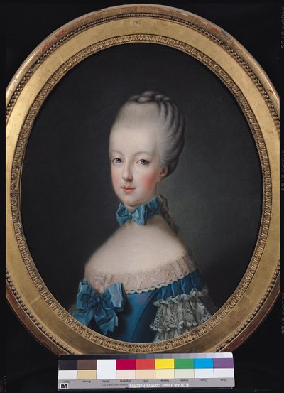 Portrait of Marie-Antoinette de Habsbourg-Lorraine (1750-93) after the painting by Joseph Ducreux, 1770 by Jean Baptiste Charpentier