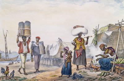 Black People Selling Coal and Maize, from 