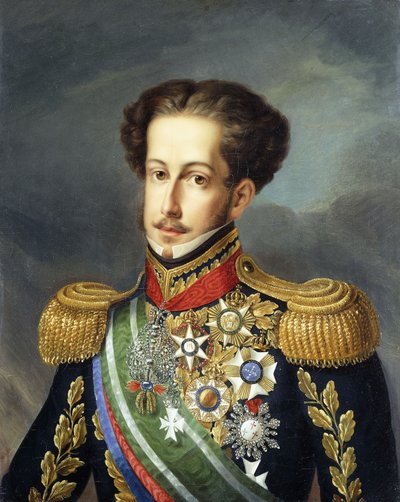 Dom Pedro I, Emperor of Brazil, circa 1816 by Jean Baptiste Debret