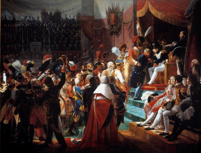 First distribution of the crosses of the Legion of Honour to the Church of the Invalides on July 14 by Jean Baptiste Debret
