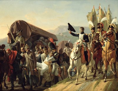 Napoleon Pays Homage to the Courage of the Wounded, 1806 by Jean Baptiste Debret
