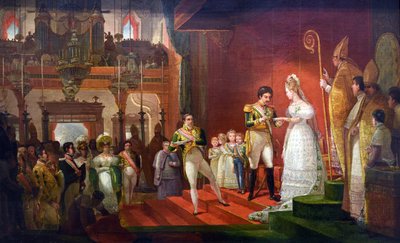 Second Marriage of Emperor Pedro I by Jean Baptiste Debret