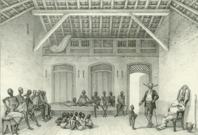 Shop for Selling Slaves by Jean Baptiste Debret