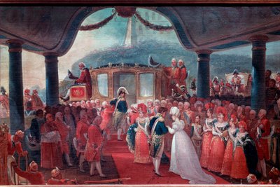 The Arrival of Mary Leopoldine from Habsburg-Lorraine to Rio de Janeiro in 1817 by Jean Baptiste Debret