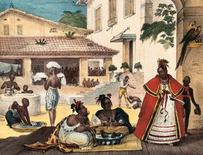 Women Guarani, Interior of a Gipsy