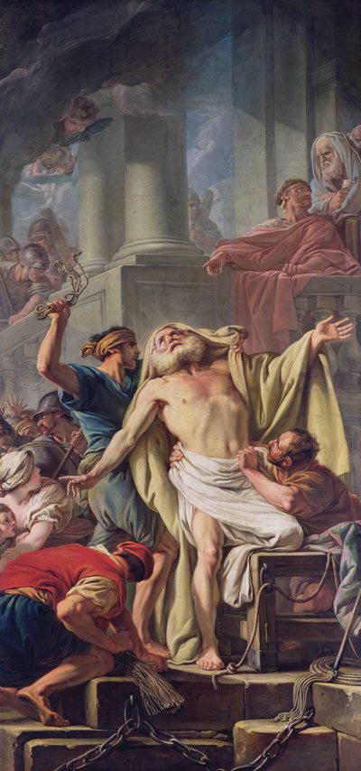 The Flagellation of St. Andrew, 1761 by Jean Baptiste Deshays de Colleville