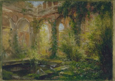 Ruins of the Cour des Comptes: The Salle des Fêtes, ca. 1875 by Jean Baptiste Edmond Allouard