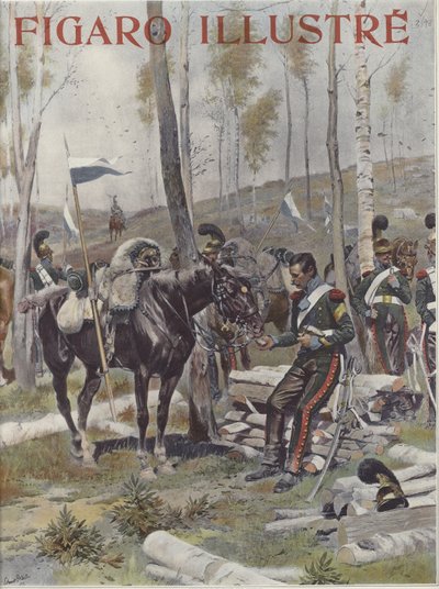 An Encampment of Soldiers by Jean Baptiste Edouard Detaille