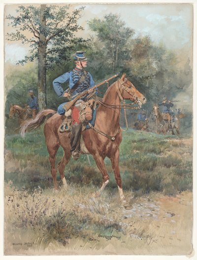 Chasseur à Cheval (Soldier on Horseback) by Jean Baptiste Edouard Detaille