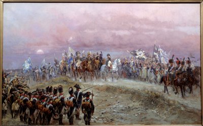 Evening of the Battle of Iena 14/10/1806 by Jean Baptiste Edouard Detaille