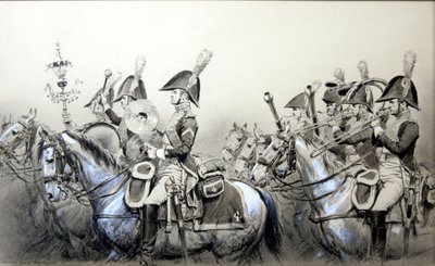 Napoleonic Wars, Band of the 4th Dragoons by Jean Baptiste Edouard Detaille