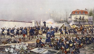 The Defense of Champigny by Jean Baptiste Edouard Detaille