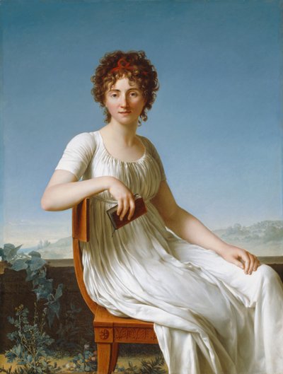 Portrait of Constance Pipelet by Jean Baptiste Francois Desoria