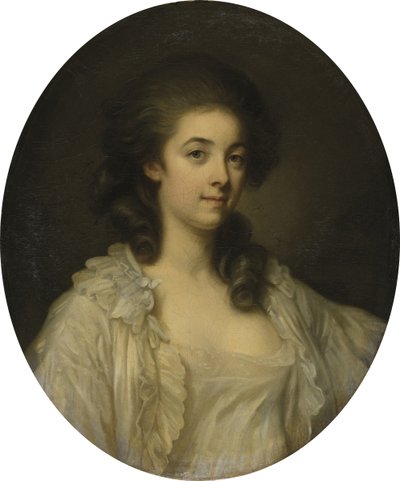 Portrait of Madame de Champcenetz by Jean Baptiste Greuze