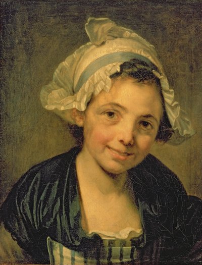Girl in a Bonnet by Jean Baptiste Greuze