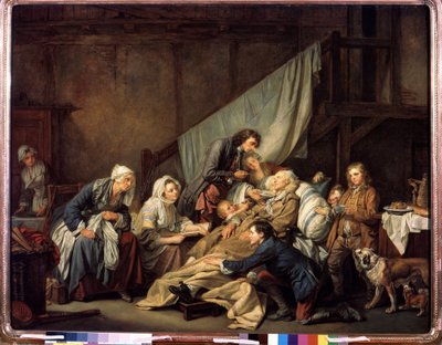 Filial Piety (The Paralytic) by Jean Baptiste Greuze