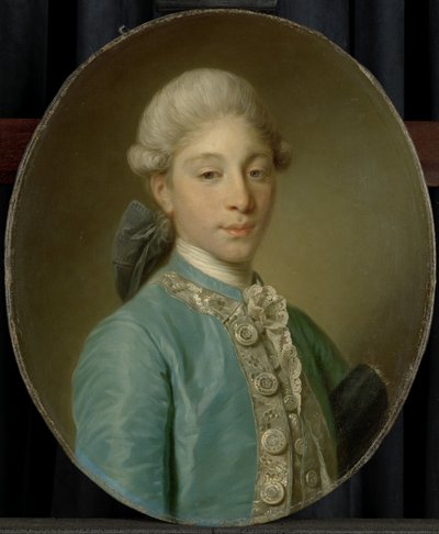 Portrait of the Marquis de Saint-Paul by Jean Baptiste Greuze