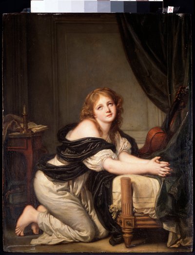 The Morning Prayer by Jean Baptiste Greuze