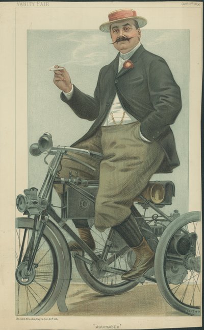 Le Comte Albert de Dion by Jean Baptiste Guth