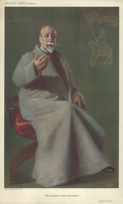 M Anatole France by Jean Baptiste Guth