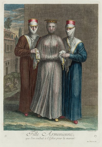 Armenian Bride Before the Wedding by Jean Baptiste Haussard