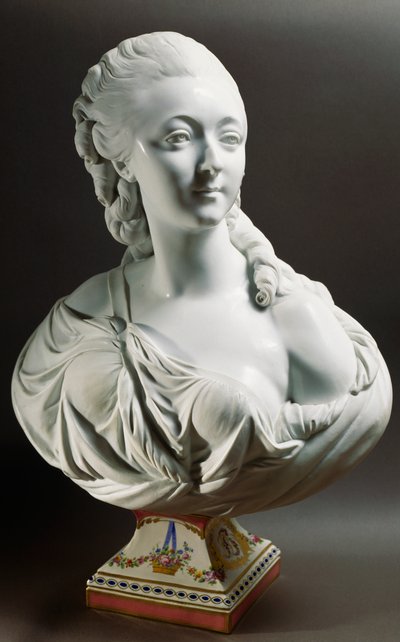 Bust of Marie-Jeanne Becu, Comtesse Du Barry (1743-1793) by Jean Baptiste II Lemoyne