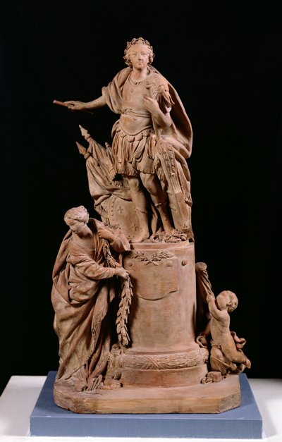 Louis XV as a Roman Emperor, project for a statue for the Hotel de Ville in Rennes by Jean Baptiste II Lemoyne