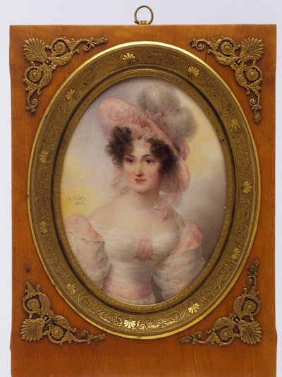 Mrs. Rufus Prime Augusta Temple Palmer, 1807-1840 by Jean Baptiste Isabey