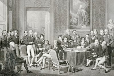 Participants at the Congress of Vienna in 1814-1815 by Jean Baptiste Isabey