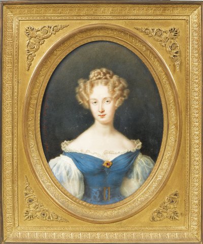 Princess Louise of Orleans, later Queen consort of the Belgians by Jean Baptiste Joseph Duchesne