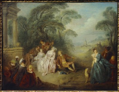 Assembled in a Park by Jean Baptiste Joseph Pater