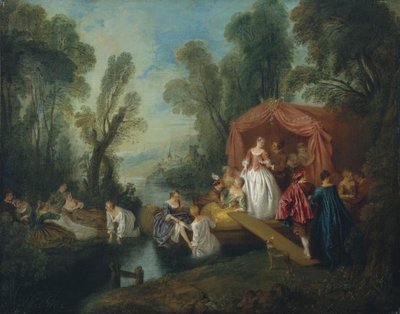 Departure for the Island of Cythera by Jean Baptiste Joseph Pater