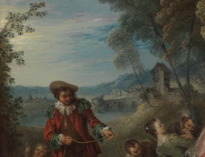 The Swing by Jean Baptiste Joseph Pater