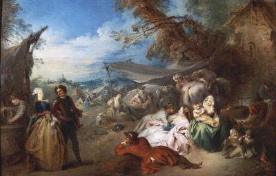 The Halt of the Troops, Called Peace by Jean Baptiste Joseph Pater