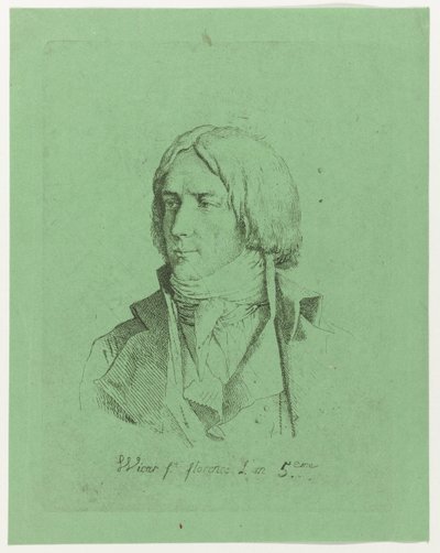 Portrait of an Unknown Young Man by Jean Baptiste Joseph Wicar
