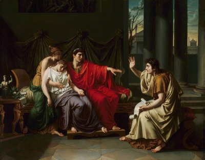 Virgil Reading the Aeneid to Augustus, Octavia, and Livia, 1790-93 by Jean Baptiste Joseph Wicar