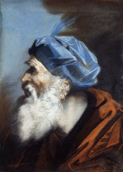 A Head of Joseph of Arimethaea, Looking to the Left by Jean Baptiste Jouvenet