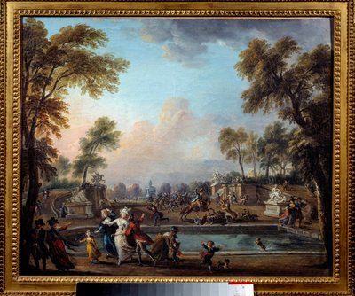 The charge of the Prince of Lambesc in the Jardin des Tuileries on July 12 by Jean Baptiste Lallemand