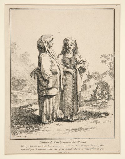 Women of the People Returning from the Market by Jean Baptiste Le Prince