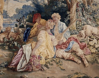 Dance, curtain of Russian games, (detail) by Jean Baptiste Leprince