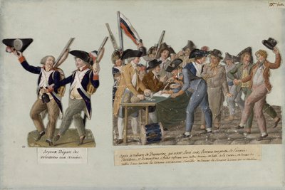 The Departure of the Volunteers for the Revolutionary Armies, c. 1793 by Jean Baptiste Lesueur