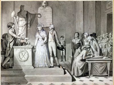 The Republican Marriage by Jean Baptiste Mallet