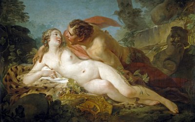 Jupiter and Antiope by Jean Baptiste Marie Pierre