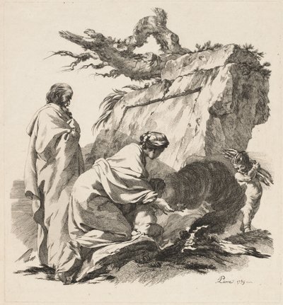 Rest on the Flight into Egypt by Jean Baptiste Marie Pierre