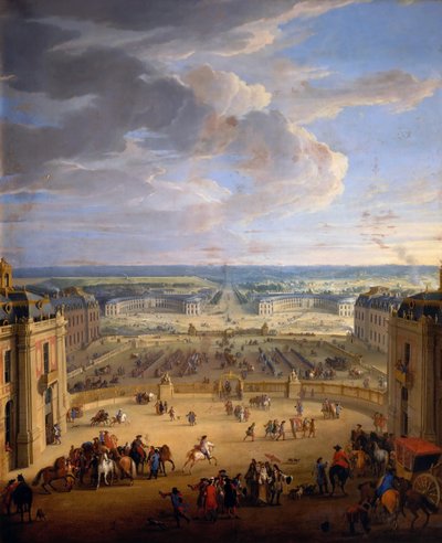 The Grande Écurie Royal Stables of the Château de Versailles by Jean Baptiste Martin