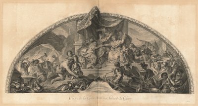 Alliance of Germany and Spain with Holland 1672, Center of the Gallery next to the Salon of War (pl. 31) by Jean Baptiste Masse