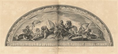 Spain, Center of the Salon of War Opposite the Gallery [Plate 38] by Jean Baptiste Masse
