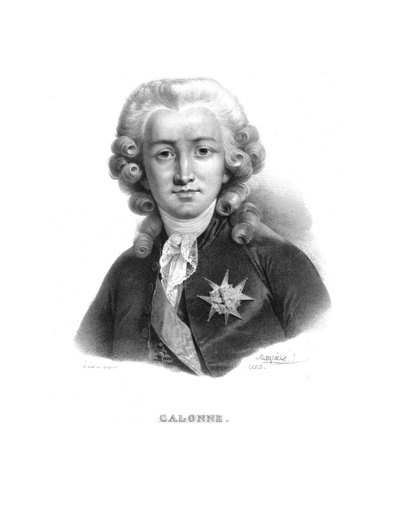 Charles Alexandre de Calonne, c. 1820s by Jean Baptiste Mauzaisse