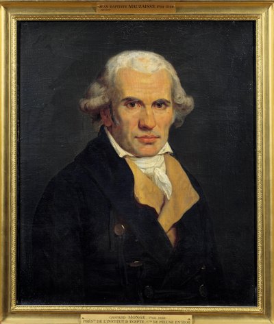 Portrait of Gaspard Monge, Count of Peluse by Jean Baptiste Mauzaisse